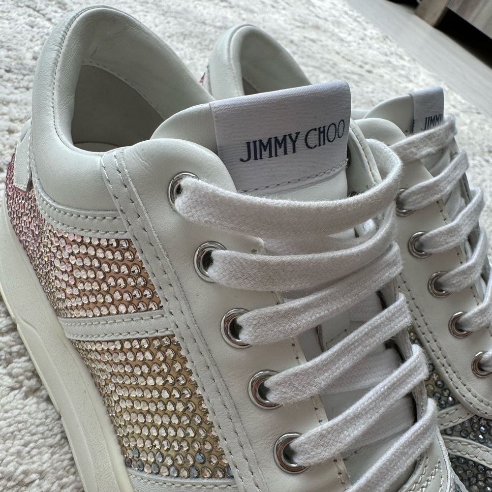 Rainbow Jimmy Choo Hawaii Sky Degrade Shoes , looks like a new, size 38/5